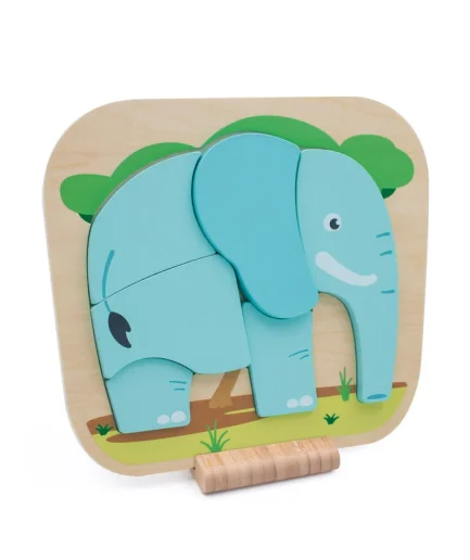 Jumini Safari Elephant Raised Puzzle