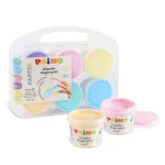 Primo Finger Paints Pastel Colours (6 x100g pots)