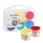 Primo Finger Paints Primary Colours (6 x100g pots)