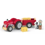 Jumini Tractor And Trailer (With Bales)