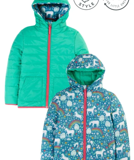 Frugi Reversible Toasty Trail Jacket Wild Horses