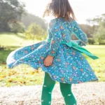 Frugi Party Skater Dress Enchanted Forest