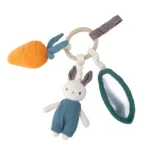 Jumini Friends Baby Activity Ring Blue Rabbit (Organic)