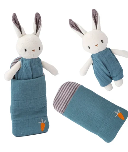 Jumini Friends Tiny Blue Rabbit (Organic Cotton)