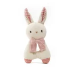 Jumini Friends Pink Rabbit Rattle (Organic Cotton)