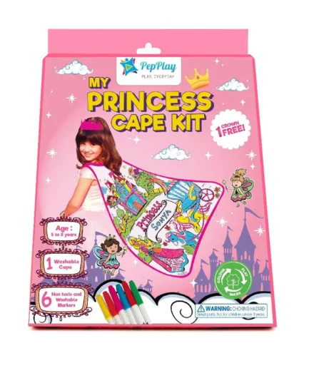 My Princess Colouring Cape Kit (Reusable)