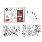 Doodle Placemats Travel Set Superheroes & Monsters