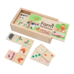 Jumini Wooden Farm Dominos