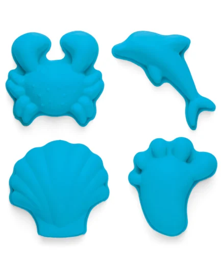 Scrunch Sand Moulds Footprint Set (4 pack-silicone)