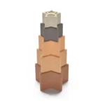 Jumini Baby Stacking Stars (Silicone)