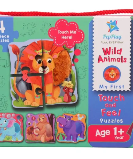Touch & Feel Puzzles - Wild Animals