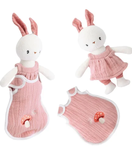 Jumini Friends Tiny Rabbit Pink (Organic Cotton)