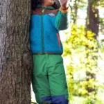 Frugi Wilderness Trousers Holly Green/Navy