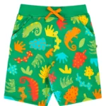 Frugi Samson Printed Shorts Chameleon Camp