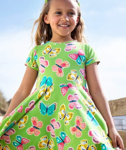 Frugi Spring Skater Lime Flutterby