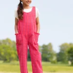 Kite Gingham Dungarees