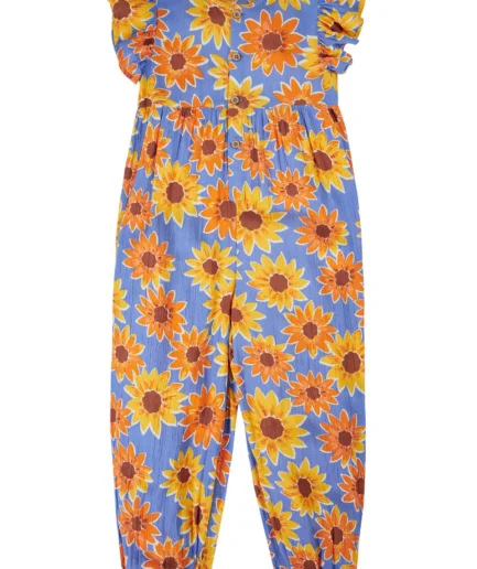 Frugi Lowenna Jumpsuit Sunflowers