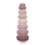 Jumini Stacking Cups Pink (food grade silicone)