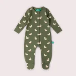 Little Green Radicals Olive Ducks Babygrow