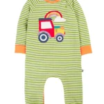 Frui Rowan Romper Stripe Tractor