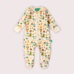 Little Green Radicals Toy Box Zip Babygrow